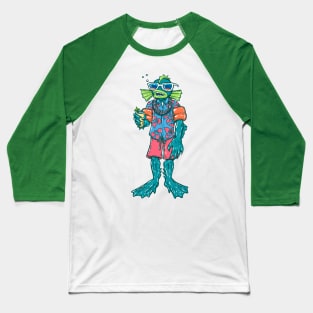 Pool Party Merman Baseball T-Shirt